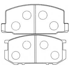 PN-1081 JNBK Колодки тормозные