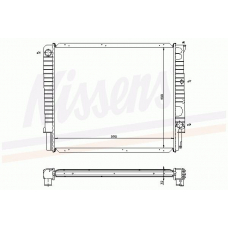 65531A NISSENS Радиатор, охлаждение двигателя