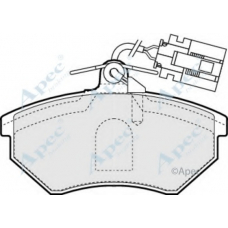 PAD829 APEC Комплект тормозных колодок, дисковый тормоз