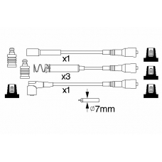 0 986 356 801 BOSCH Комплект проводов зажигания