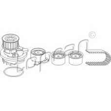 207 901 TOPRAN Водяной насос + комплект зубчатого ремня