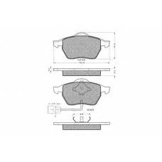 7.259S PEX Комплект тормозных колодок, дисковый тормоз