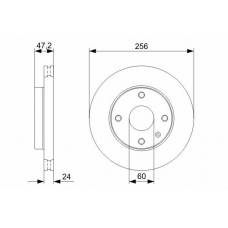 0 986 479 328 BOSCH Тормозной диск