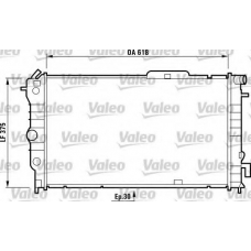 731844 VALEO Радиатор, охлаждение двигателя