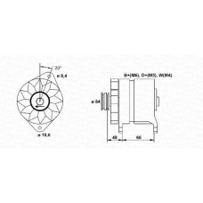 943346130010 MAGNETI MARELLI Генератор