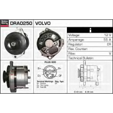 DRA0250 DELCO REMY Генератор