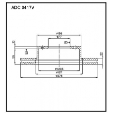 ADC 0417V Allied Nippon Гидравлические цилиндры