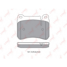 BD5351 LYNX Bd-5351 колодки тормозные передние mercedes-benz c180k-350(w203) 00-07 / clk200-350(c209) 02-09 / sl