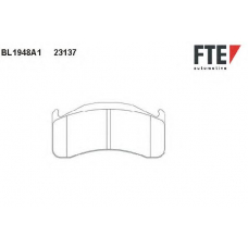 BL1948A1 FTE Комплект тормозных колодок, дисковый тормоз