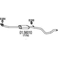 01.56010 MTS Средний глушитель выхлопных газов