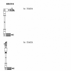 600/314 BREMI Комплект проводов зажигания