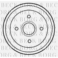 BBR7116 BORG & BECK Тормозной барабан