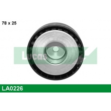 LA0226 TRW Натяжной ролик, поликлиновой  ремень