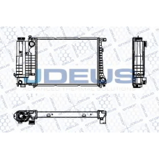RA0050570 JDEUS Радиатор, охлаждение двигателя