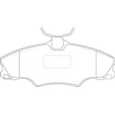 PN-0302 JNBK Колодки тормозные