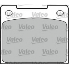 598159 VALEO Комплект тормозных колодок, дисковый тормоз