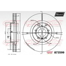 873599.6060 MAXTECH Тормозной диск