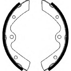 BS864 QUINTON HAZELL Комплект тормозных колодок