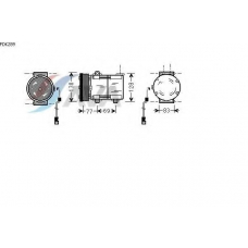 FDK289 AVA Компрессор, кондиционер