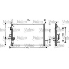 818025 VALEO Конденсатор, кондиционер