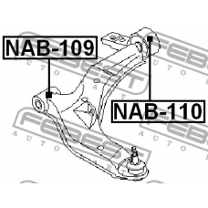 NAB-110 FEBEST Подвеска, рычаг независимой подвески колеса