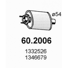 60.2006 ASSO Предглушитель выхлопных газов