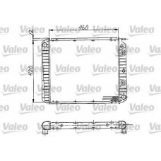 810969 VALEO Радиатор, охлаждение двигателя