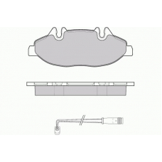 12-1100 E.T.F. Комплект тормозных колодок, дисковый тормоз