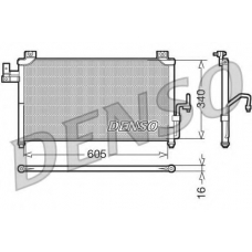 DCN44005 DENSO Конденсатор, кондиционер