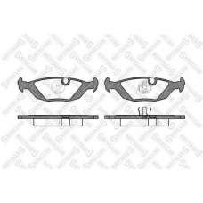 166 010B-SX STELLOX Комплект тормозных колодок, дисковый тормоз