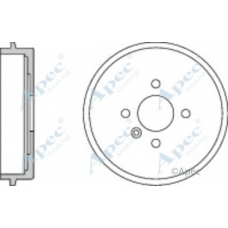 DRM9954 APEC Тормозной барабан