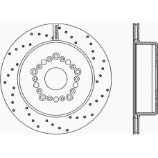 BDRS1568.25 OPEN PARTS Тормозной диск