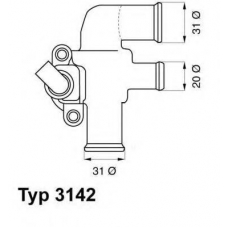 3142.90D WAHLER Термостат, охлаждающая жидкость