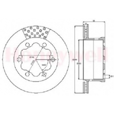 562475B BENDIX Тормозной диск