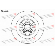 BS5468L FTE Тормозной диск