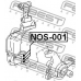 NOS-001 FEBEST Ремкомплект, поворотный кулак