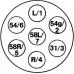 8JB 001 943-002 HELLA Розетка