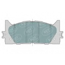 SP 325 SCT Комплект тормозных колодок, дисковый тормоз