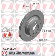 150.3498.20 ZIMMERMANN Тормозной диск