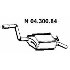 04.300.84 EBERSPACHER Глушитель выхлопных газов конечный