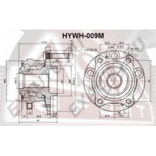 HYWH-009M ASVA Ступица колеса