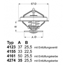 4274.87D WAHLER Термостат, охлаждающая жидкость