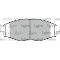 598316 VALEO Комплект тормозных колодок, дисковый тормоз