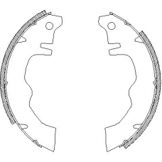 4012.01 REMSA Комплект тормозных колодок