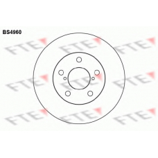 BS4960 FTE Тормозной диск