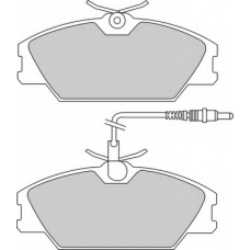 DBP350406 DURON Комплект тормозных колодок, дисковый тормоз