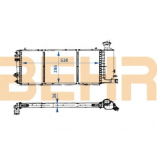 2110317 BEHR Radiator