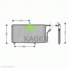 94-6158 KAGER Конденсатор, кондиционер