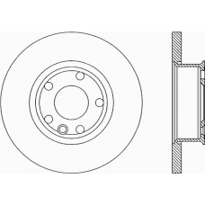 BDA1593.10 OPEN PARTS Тормозной диск
