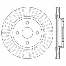 562564BC BENDIX Тормозной диск